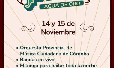 #AguadeOro: AGUA DE ORO VIVIRÁ SU PRIMER FESTIVAL DE TANGO
