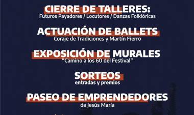 #JesusMaria: Domingo a pura música, danza y tradición en el “Abrazo Tradicionalista”