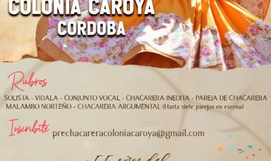 #COLONIACAROYA - Llega el certamen Pre-Chacarera