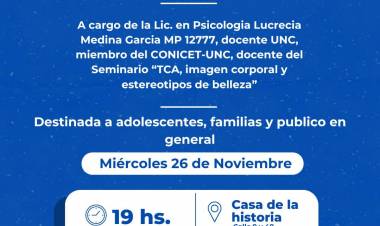 #COLONIACAROYA - Charla-Taller sobre adolescentes, cuerpo y alimentación