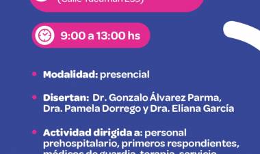 #JESUSMARIA - impulsa una capacitación regional en emergencia por ACV