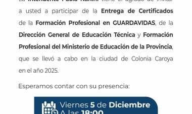 #ColoniaCaroya: Graduación de guardavidas