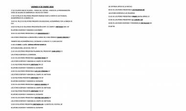 #FESTIVALDEDOMAYFOLKLORE: RUTINA VIERNES 9 DE ENERO 