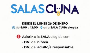 #COLONIACAROYA : Inscripciones para las Salas Cuna