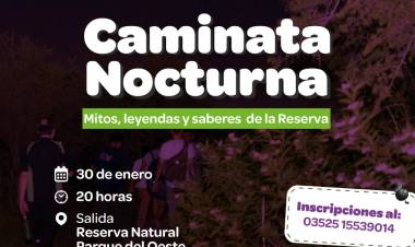#JESUSMARIA: Caminata nocturna en el Parque del Oeste: mitos y leyendas del monte nativo