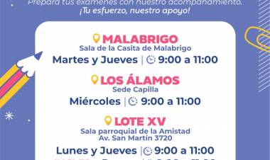 #COLONIACAROYA: Vuelven las clases de apoyo escolar 