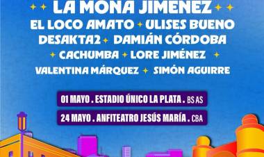 #JESUSMARIA - El Anfiteatro José Hernández será sede del Festival Nacional de Cuarteto
