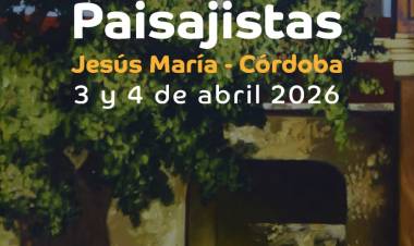 #JESUSMARIA: Jesús María propone Encuentro de Pintores Paisajistas en el marco de Semana Santa 2026