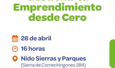 #JESUSMARIA - Vuelve el taller para emprendedores: “Gestioná tu Emprendimiento desde Cero”