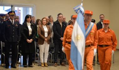 #PROVINCIALES: Prunotto encabezó el acto por el Día Nacional del Bombero Voluntario en Jesús María