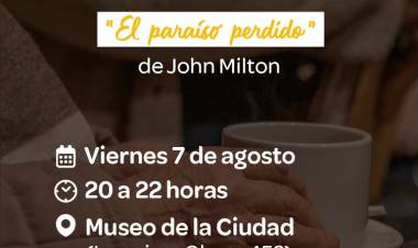 #JESUSMARIA : Vuelve el Café Literario con una noche dedicada a "El paraíso perdido"