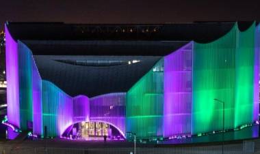 #PROVINCIALES: La Legislatura se iluminó de fucsia y verde por el Día Mundial de la Fibrosis Quística
