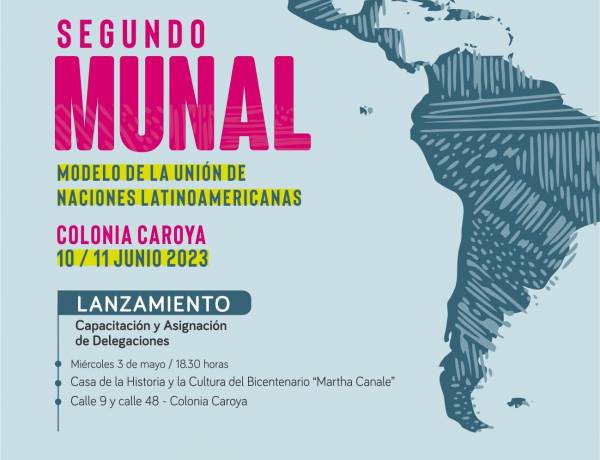 #ColoniaCaroya : Lanzamiento de II Modelo de la Unión de Naciones Latinoamericanas 2023