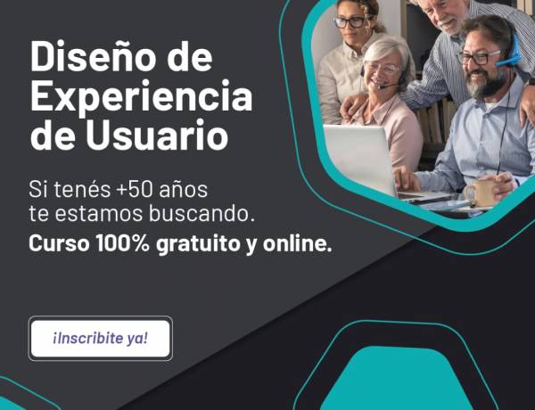 #JesusMaria :  Curso online "Diseño de Experiencia de Usuario" para mayores de 50 años