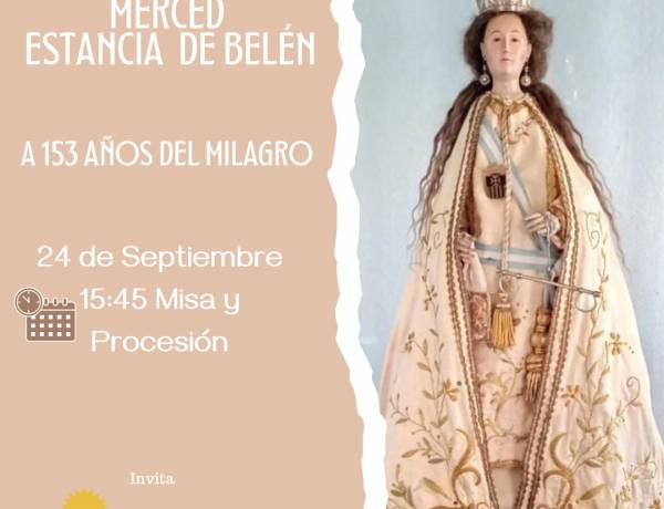 #Sinsacate : 24 de septiembre, día de la Virgen de la Merced en Estancia Belén