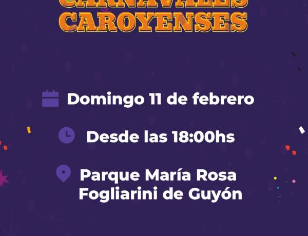 #COLONIACAROYA : ¡Noche de carnaval el Domingo 11! 