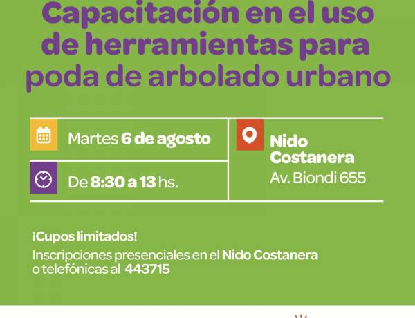 #JesusMaria : Capacitación sobre poda de arbolado urbano