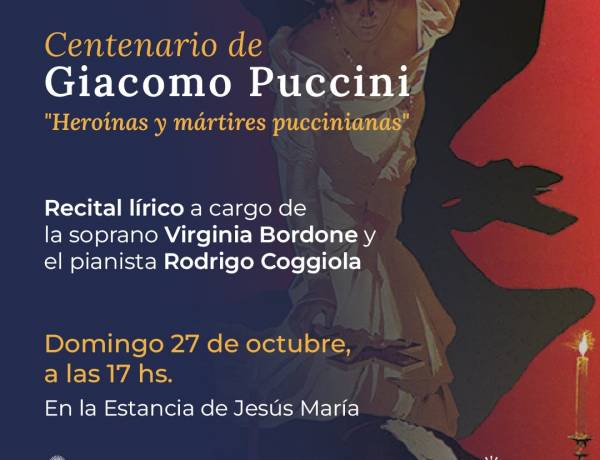 #JesusMaria : Concierto homenaje a Giacomo Puccini en la Estancia Jesuítica