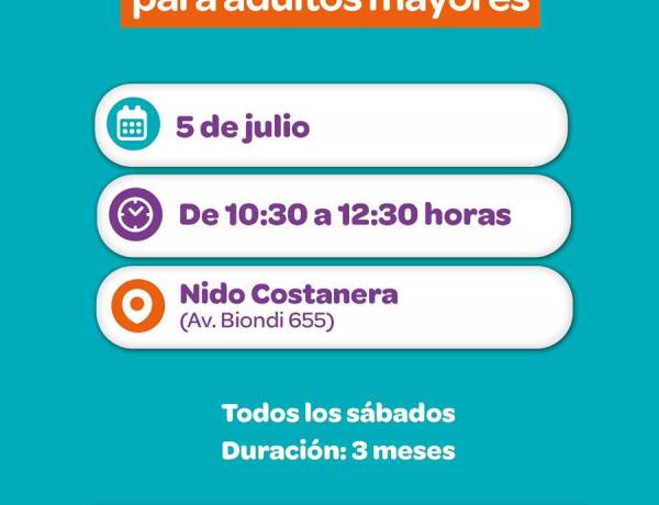 #JESUSMARIA : Abren inscripciones para el curso gratuito de alfabetización digital para adultos mayores