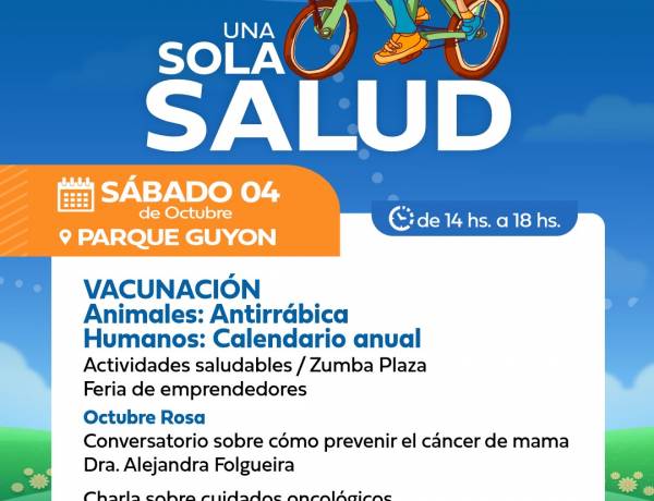#COLONIACAROYA  - “Una sola salud”, este sábado en el Parque de Guyón