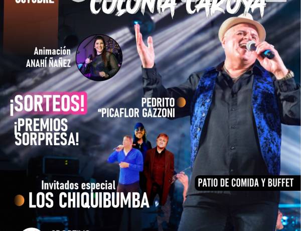 #COLONIACAROYA : Colonia Caroya celebra el Día de la Madre con un Gran Baile en el Club San Martín