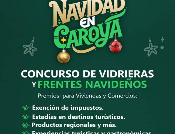 #ColoniaCaroya: CONCURSO DE VIDRIERAS Y FRENTES NAVIDEÑOS