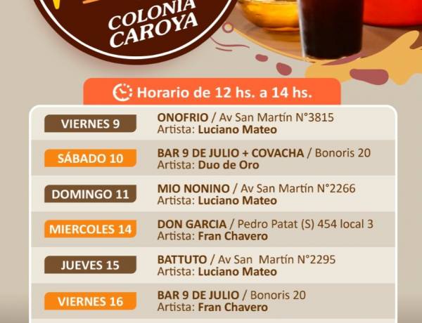 #ColoniaCaroya: Colonia Caroya levanta la copa y marca la hora justa: vuelve el ritual del vermut