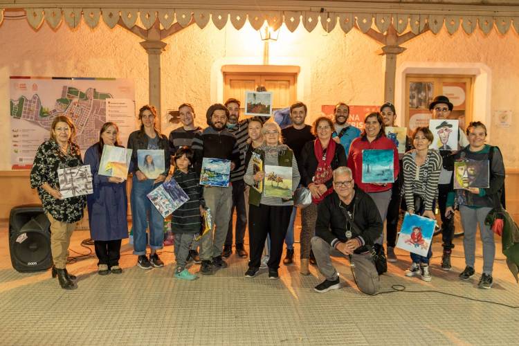 #JesusMaria : Más de 60 artistas coparon de arte  la ciudad en el 18º Encuentro de Pintores Paisajistas