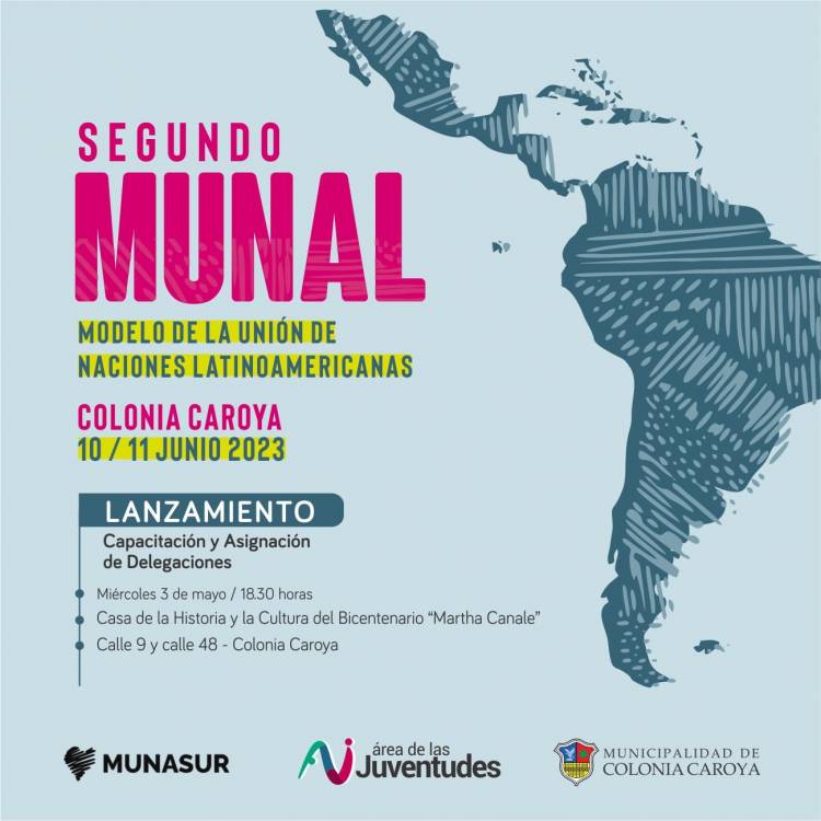 #ColoniaCaroya : Lanzamiento de II Modelo de la Unión de Naciones Latinoamericanas 2023