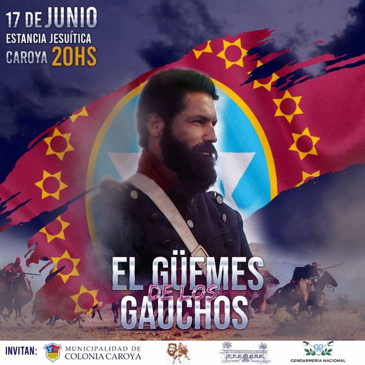 #ColoniaCaroya : Conmemora a Güemes en su semana homenaje