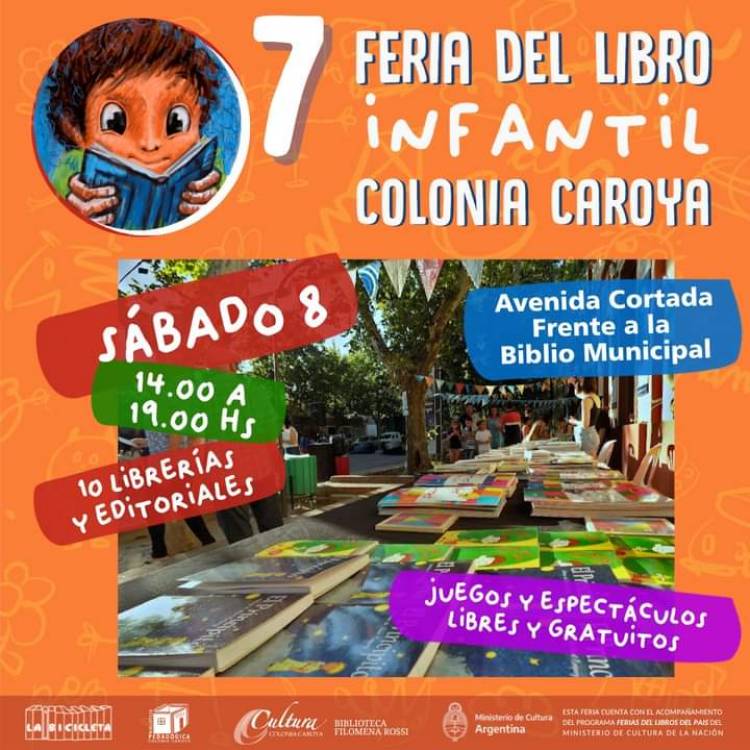 #ColoniaCaroya : Llega la séptima Feria del Libro Infantil