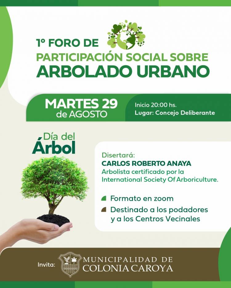 #ColoniaCaroya : Celebra el Día del Árbol 