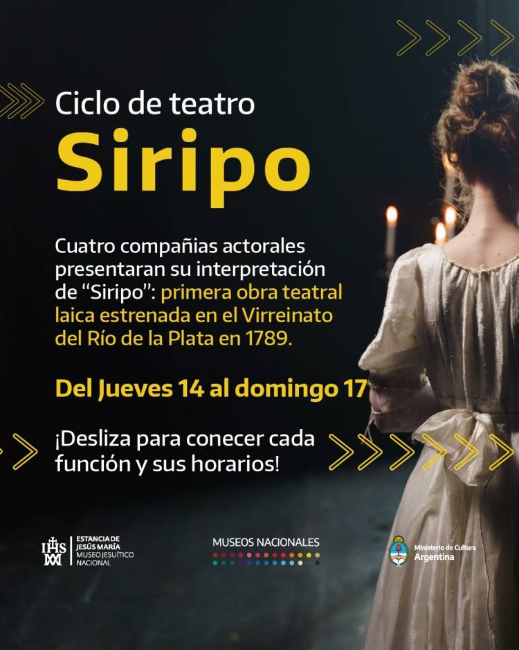 JesusMaria : Llega el Ciclo de Teatro Nacional "Siripo"