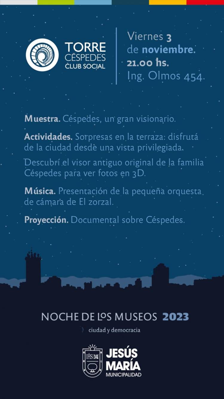 #JesusMaria : Nueva edición de la Noche de los Museos