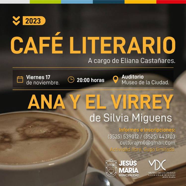 #JesusMaria : Último café literario del año.