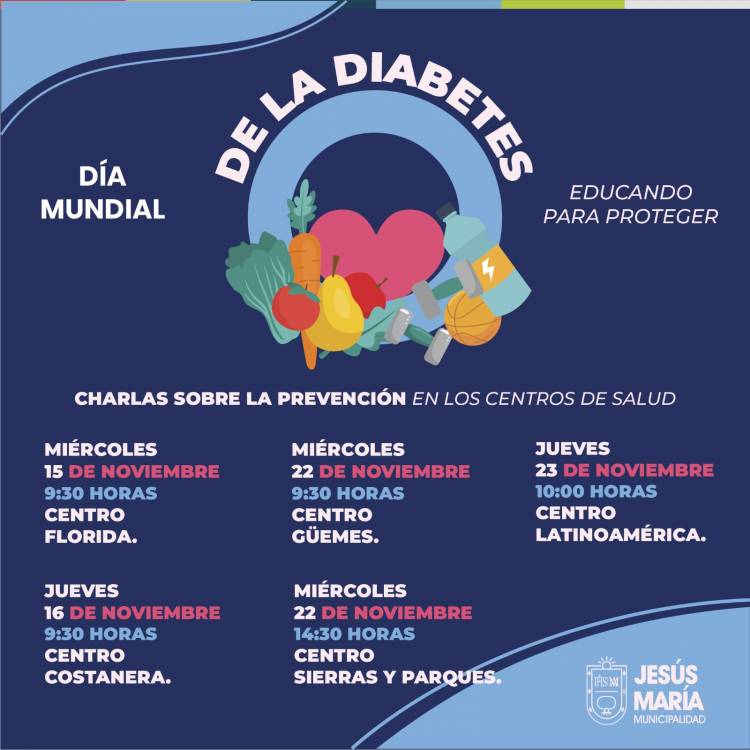 #JesusMaria : Campaña de concientización por el Día Mundial de la Diabetes
