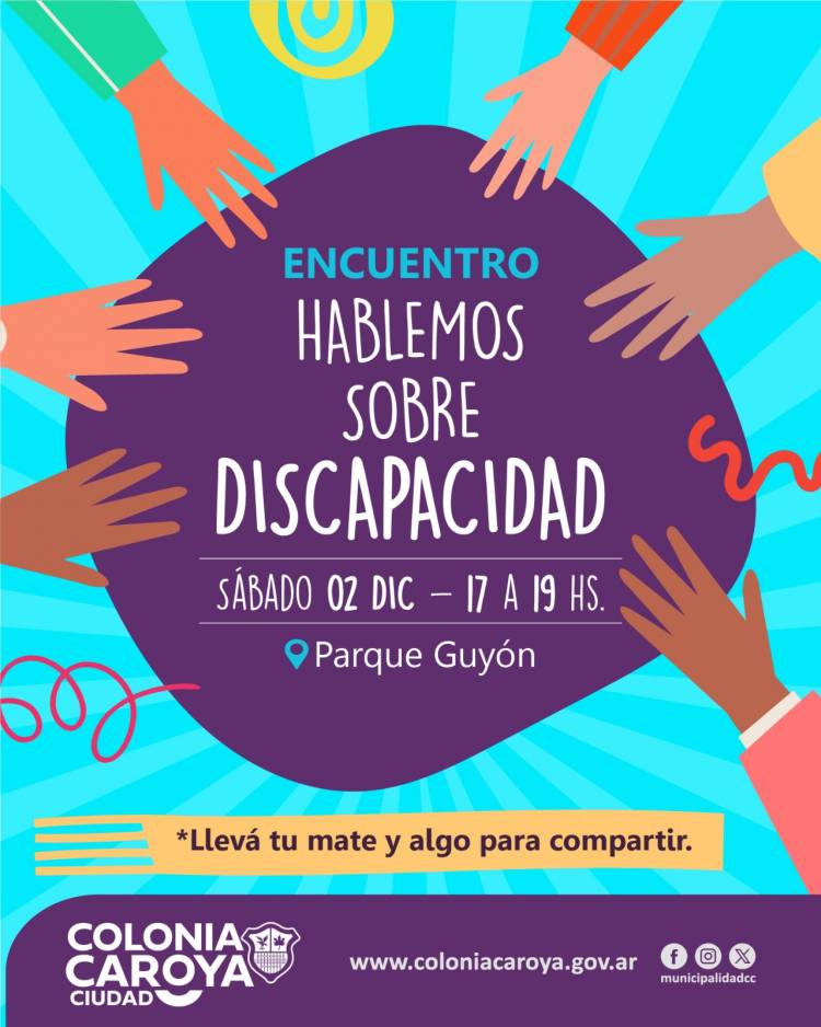 #ColoniaCaroya : Hablemos de discapacidad