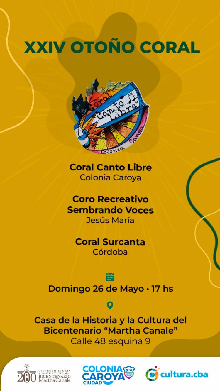 #ColoniaCaroya : Llega el XXIV OTOÑO CORAL