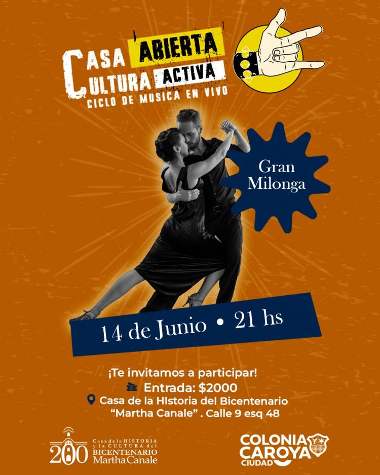 #ColoniaCaroya : Gran noche de milonga