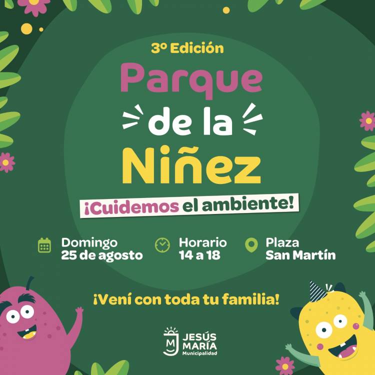 #JesusMaria : El Parque de la Niñez vuelve para llenar de color y sonrisas la Plaza San Martín