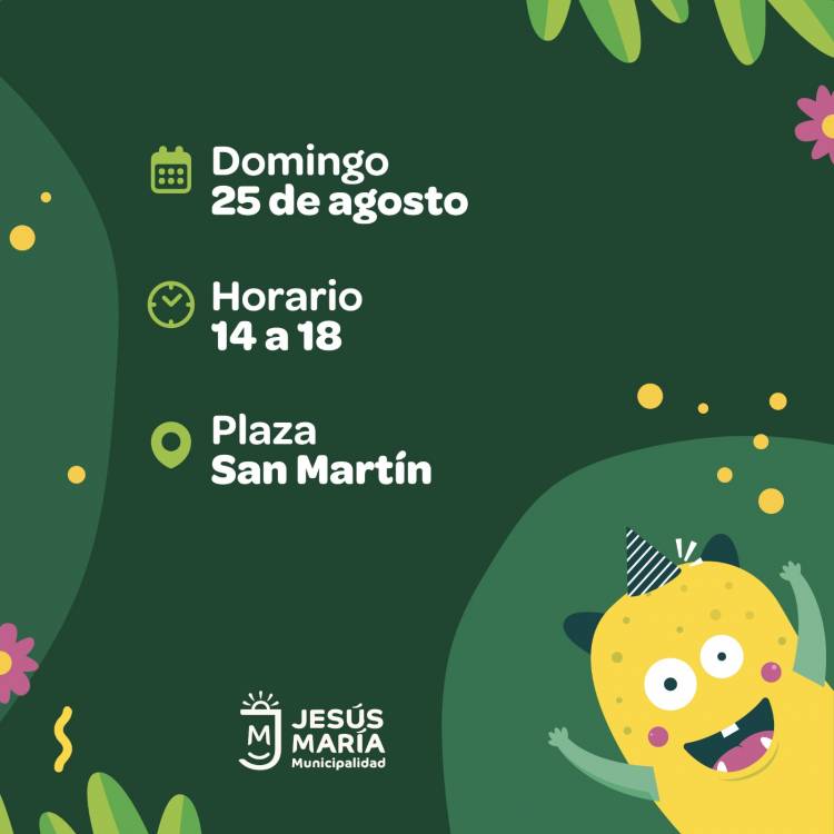 #JesusMaria : El Parque de la Niñez vuelve para llenar de color y sonrisas la Plaza San Martín