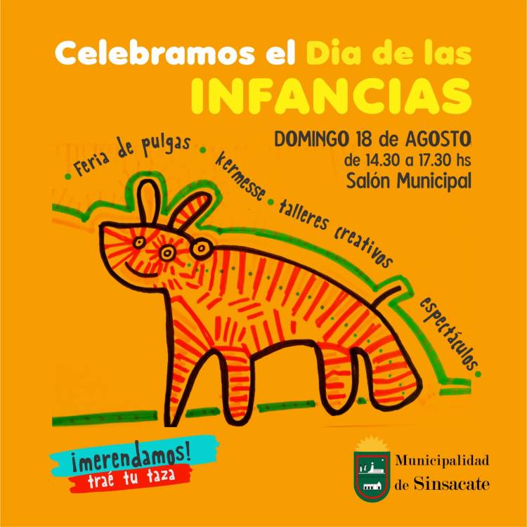 #Sinsacate : Celebrará el Día de las Infancias