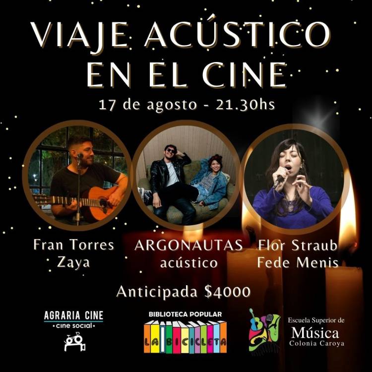 #ColoniaCaroya : Viaje Acústico en el Cine