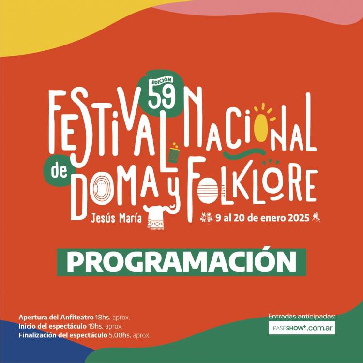 #JesusMaria : El Festival de Doma y Folklore lanzó su 59° Edición