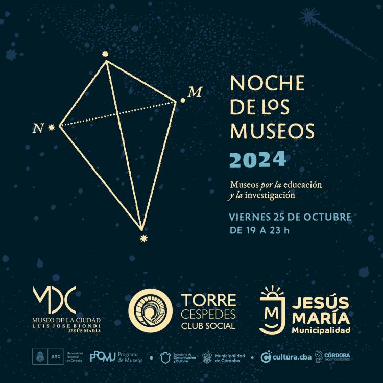 #JesusMaria : Nueva edición de la Noche de los Museos 