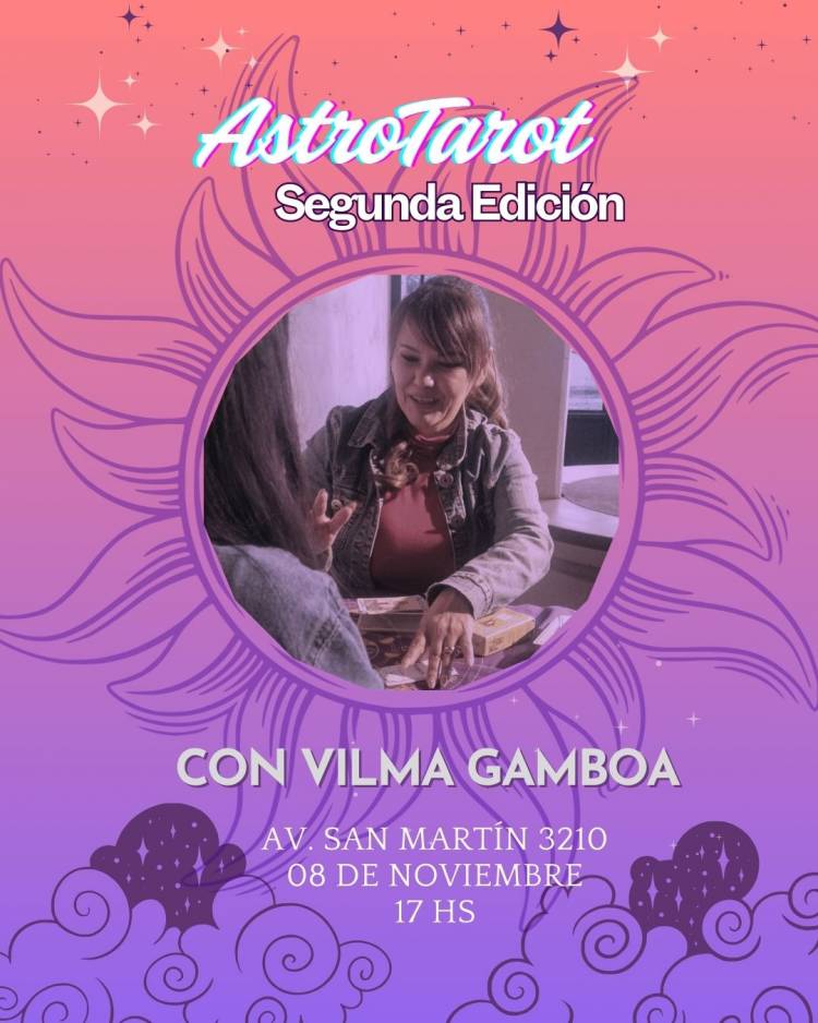 #ColoniaCaroya : Segunda edición de "Astrotarot" con Vilma Gamboa