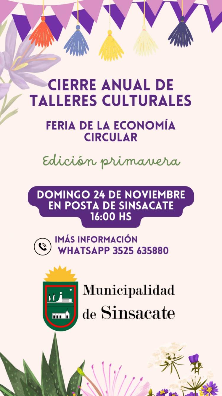 #Sinsacate : Cierre de talleres culturales 2024