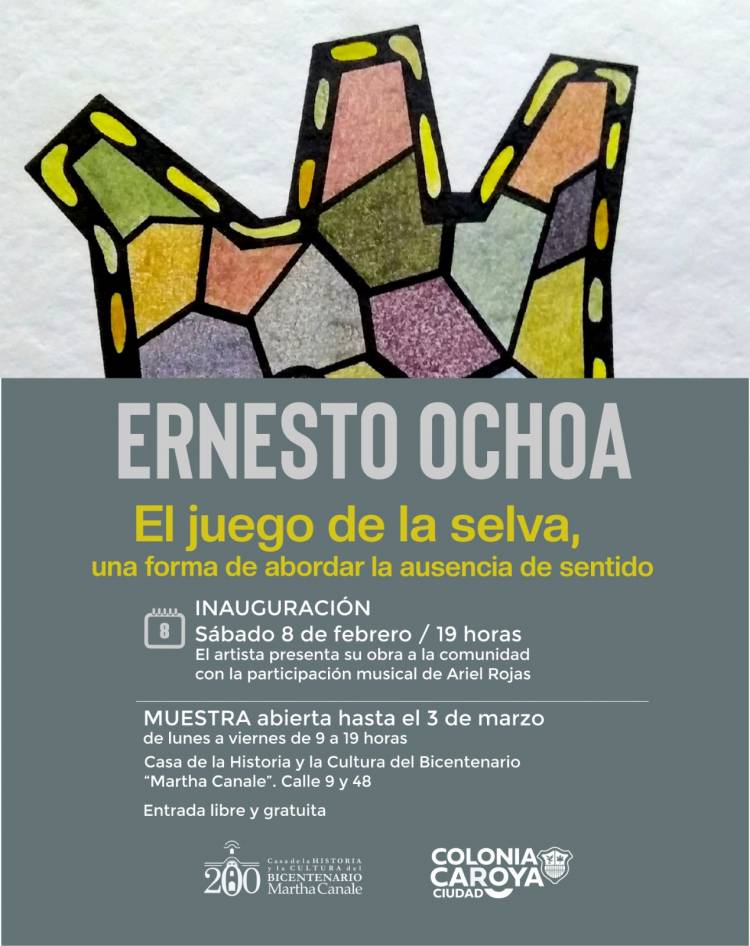 #ColoniaCaroya :  Exposición de Ernesto Ochoa