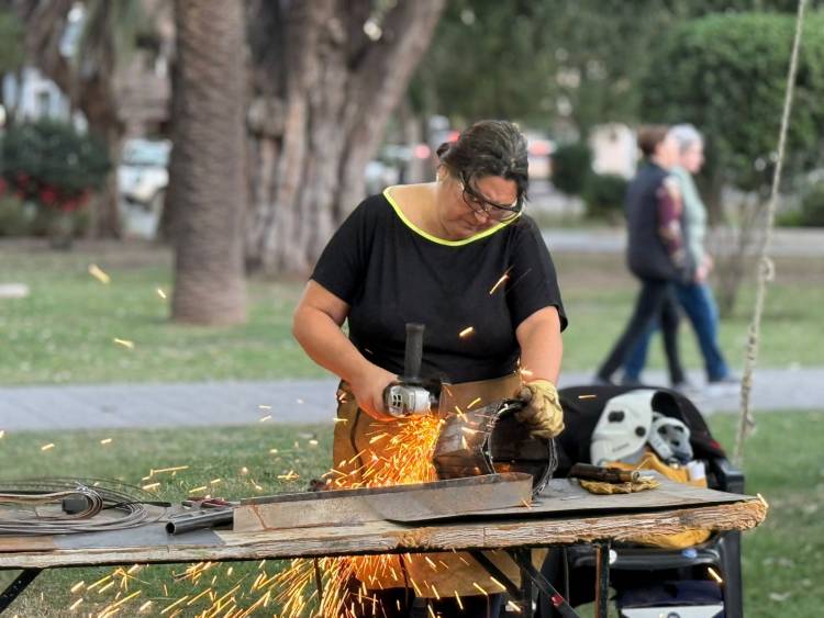 #Jesus María: Seis esculturas con alma festivalera quedaron como legado del 3° Encuentro de Escultores