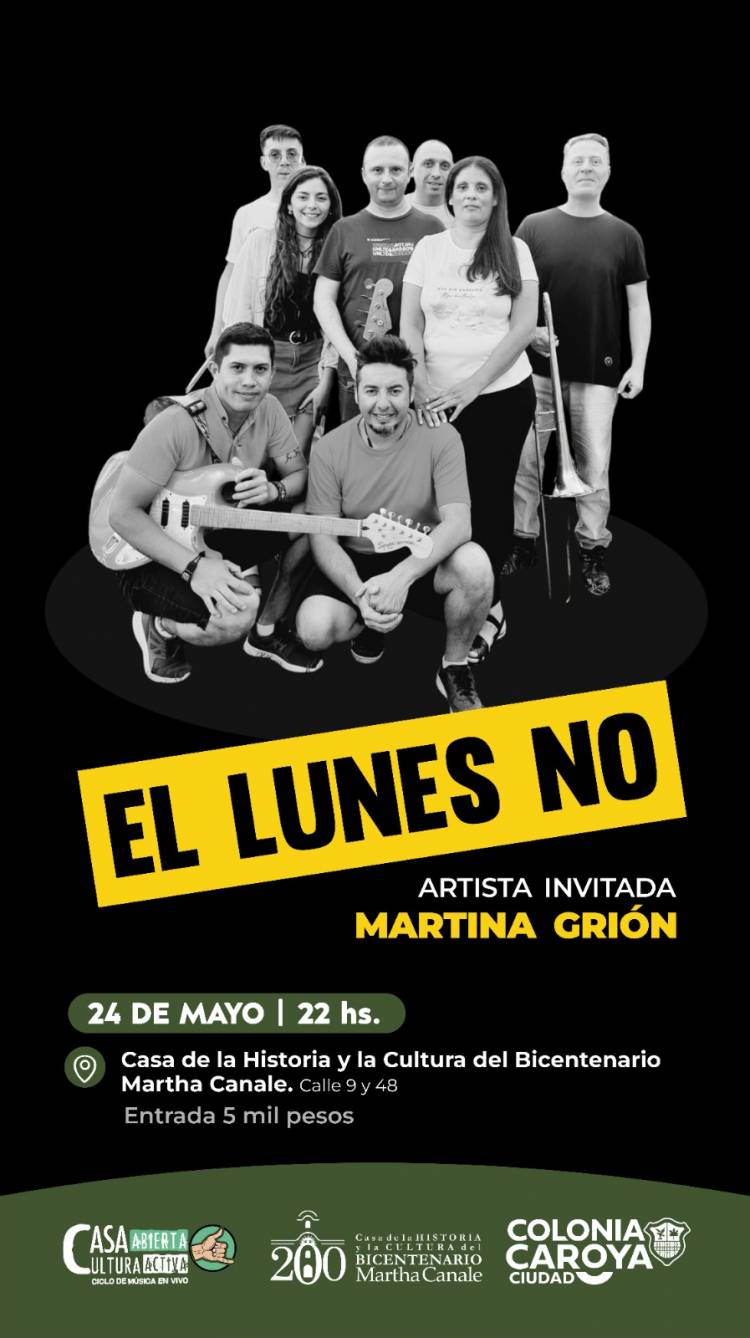 #Colonia Caroya: Noche de música en la Casa de la Historia.